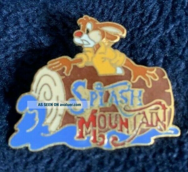1980s VINTAGE Disney Splash Mountain Log Pin Brer Rabbit RARE HTF ...