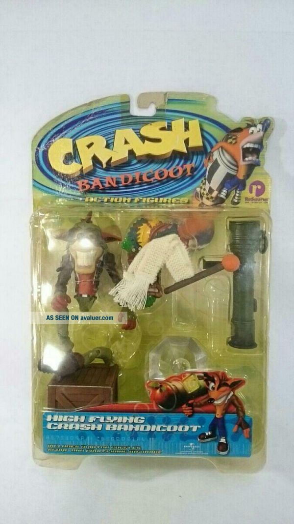 Resaurus Red Riding Crash Bandicoot High Flying Figure Toy ReSaurus TAKARA Rare From Japan ...