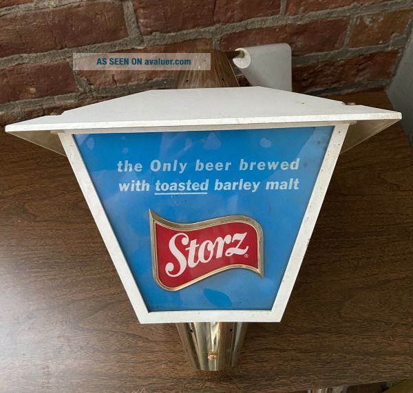 Rare Vintage Storz Beer Lighted Rotating Lantern Sign | #30089568