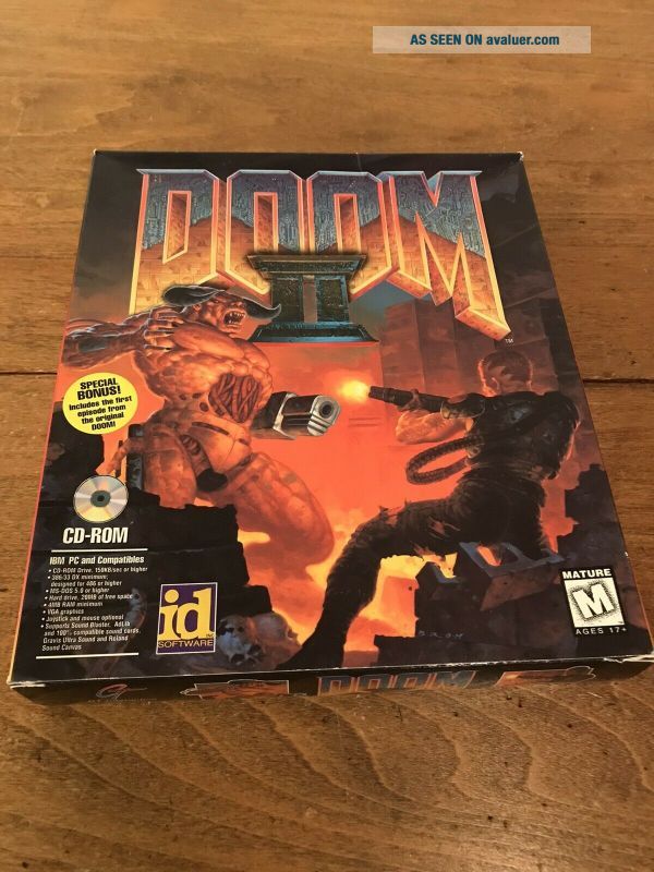 Doom II Big Box PC Complete CD Rare (PC, 1994) ID Software | #30108241