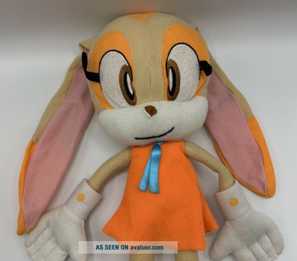 Rare Sega Sonic The Hedgehog Cream The Rabbit KellyToy 18 Plush Doll Rare Sega Sonic The Hedgehog Cream The Rabbit KellyToy 18 Plush Doll