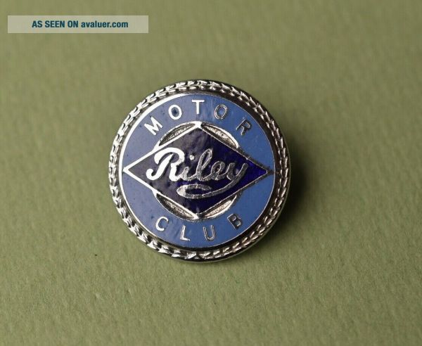 Vintage Riley Motor Club Enamel Pin Badge Rare Motor Car | #30173751
