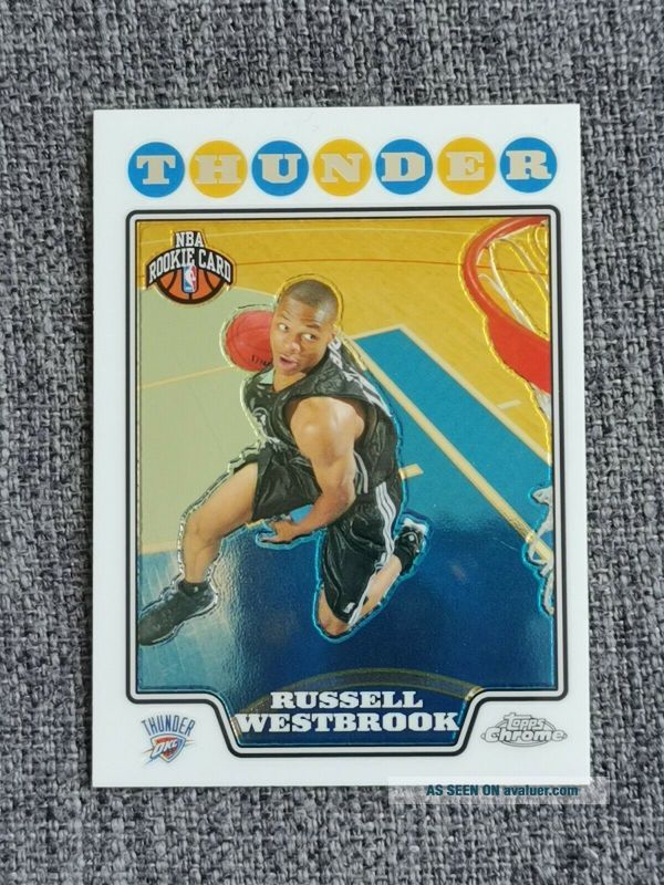 2008 - 09 TOPPS CHROME RUSSELL WESTBROOK RC ROOKIE BGS PSA PWCC ...