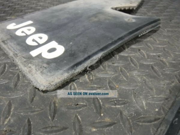 RARE Rear AMC Jeep Cherokee XJ Comanche MJ Factory Splash Guards Mud ...