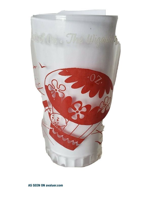 Vintage 1950s Wizard Of Oz Drinking Glass The Great OZ