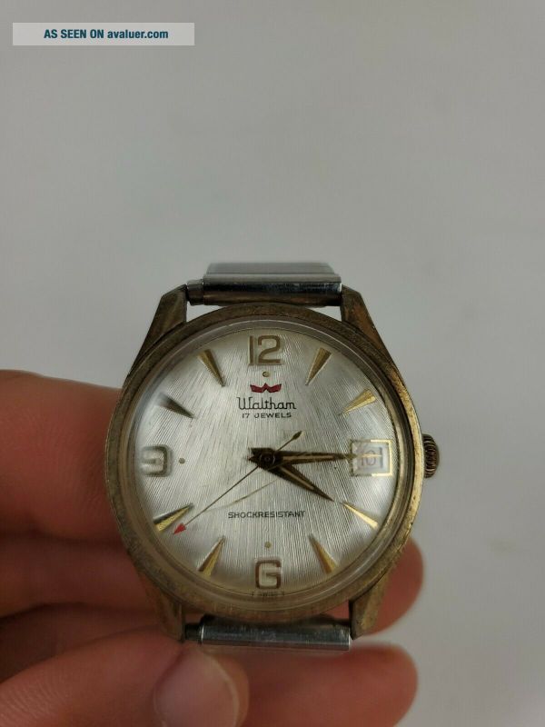 waltham 17 jewels wrist watch value