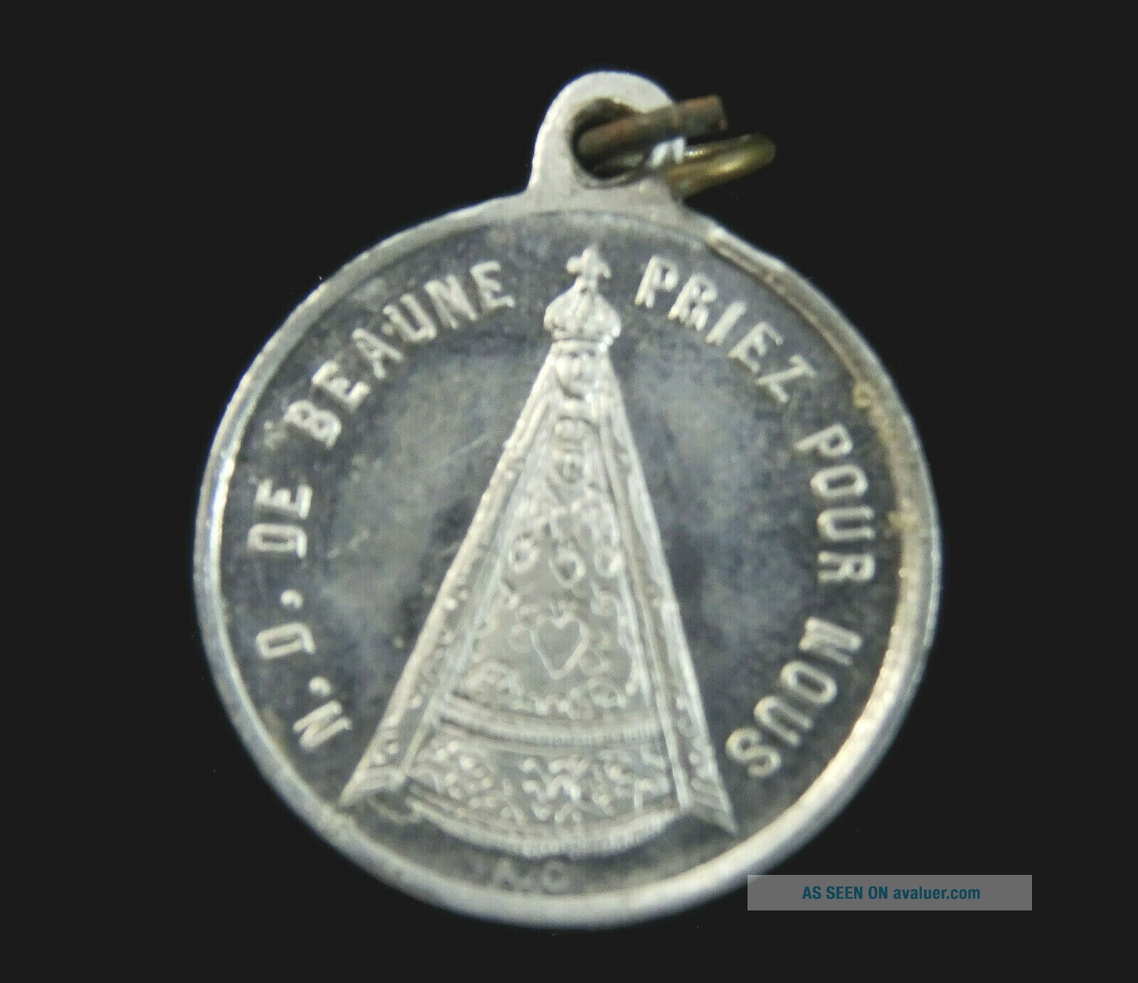 Notre Dame De Beaune Vintage French Catholic Medal Mary Mother Of Mercy ...