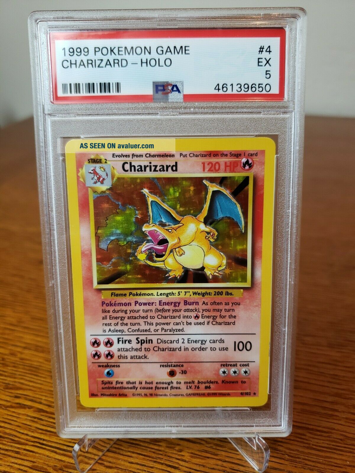 1999 Charizard 4/102 PSA 5 Base Set Holo Pokemon Rare | #42639546