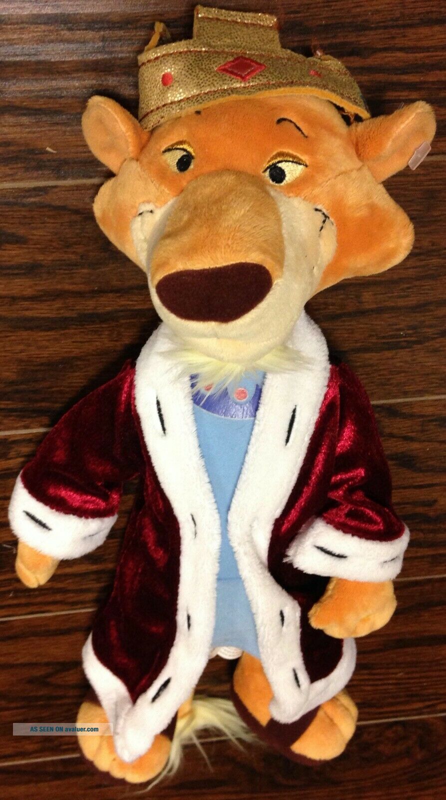 Robin Rood Toy Disney Robin Hood Prince John Plush Very Rare Plush Doll Figure Toy ...