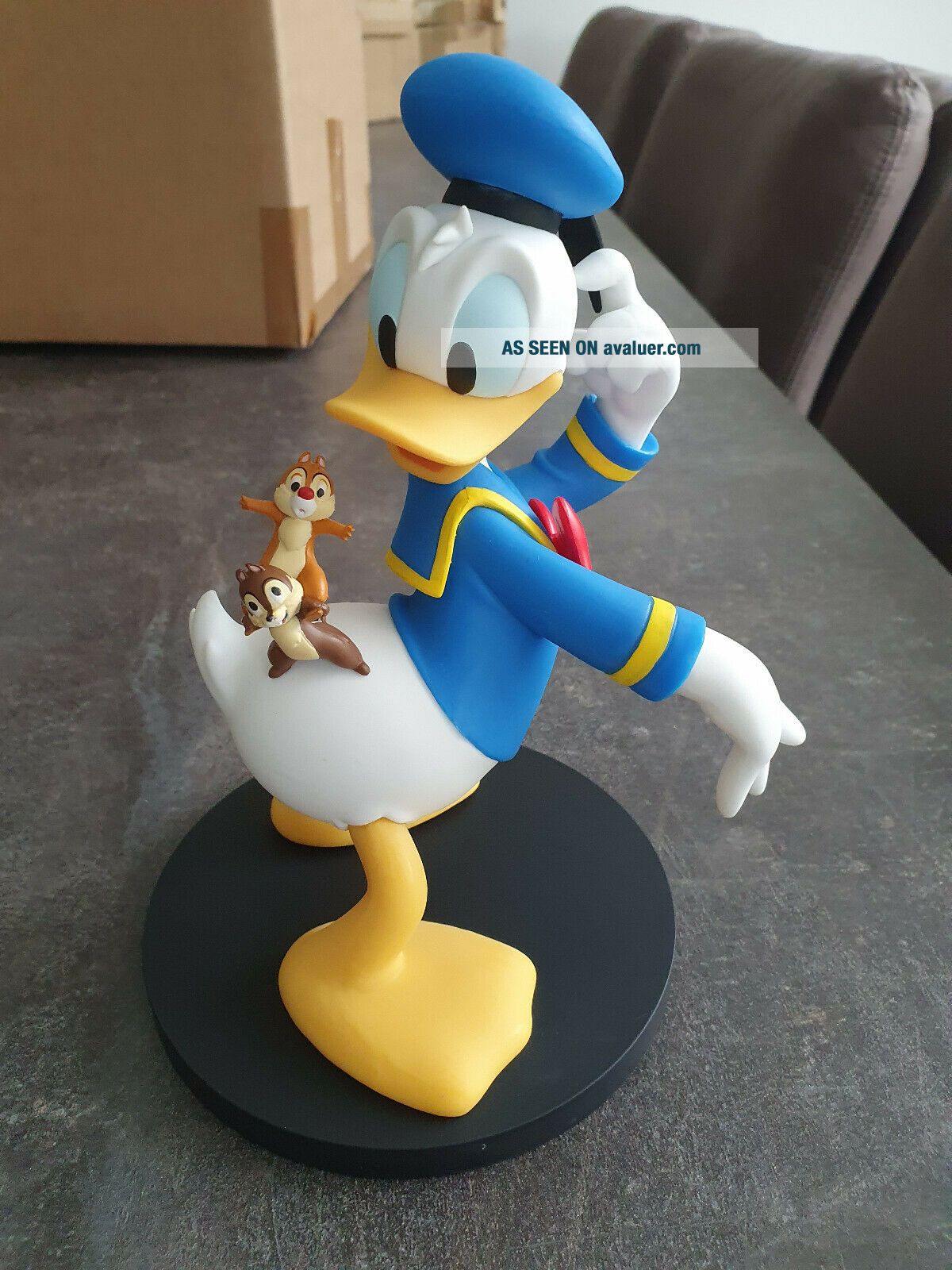 Extremely Rare Walt Disney Donald Duck With The Chipmunks Figurine extremely-rare-walt-disney-donald-duck-with-the-chipmunks-figurine