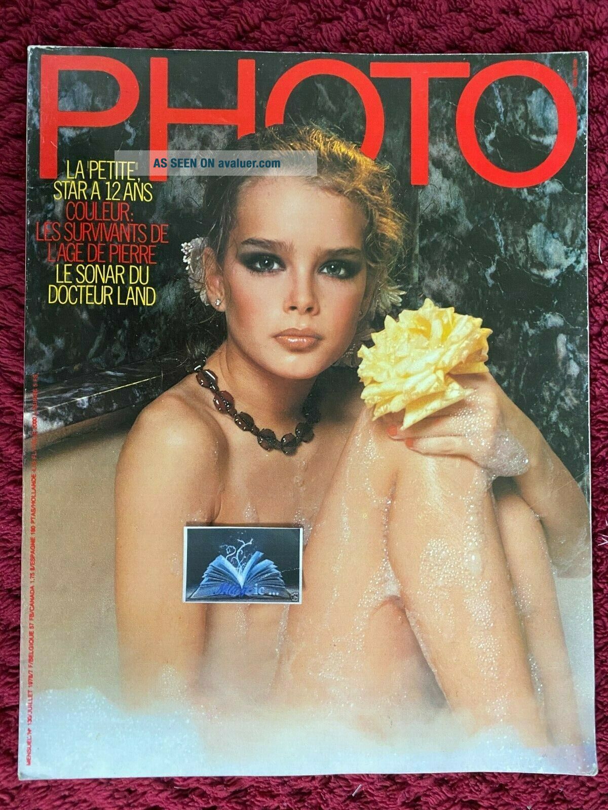 French PHOTO July 1978 N. 130 BROOKE SHIELDS :Pretty Baby By Gary Gross