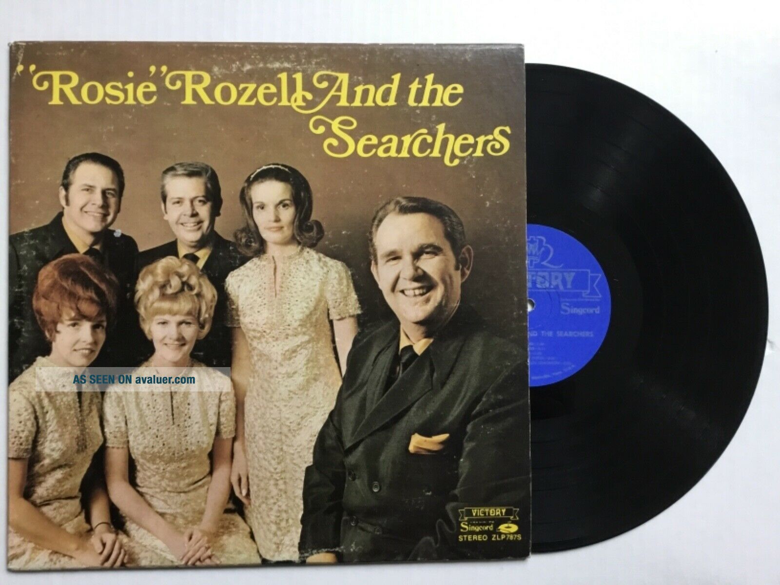 Ed Rozell ROSIE ROZELL And The SEARCHERS S/t Self Titled Vinyl LP, Bonus CD Rare ...