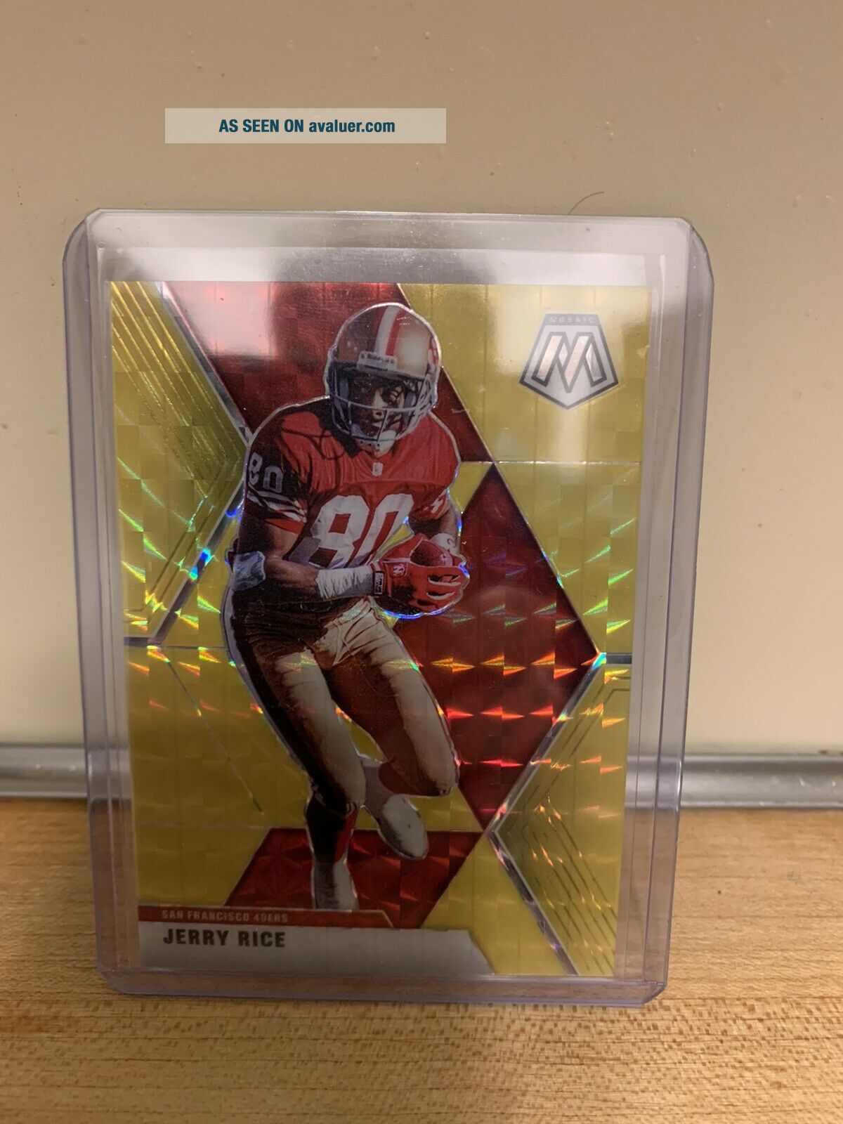 Jerry Rice 2020 Mosaic RARE SSP Gold Fluorescent Base /20 EBAY 1/1 ...