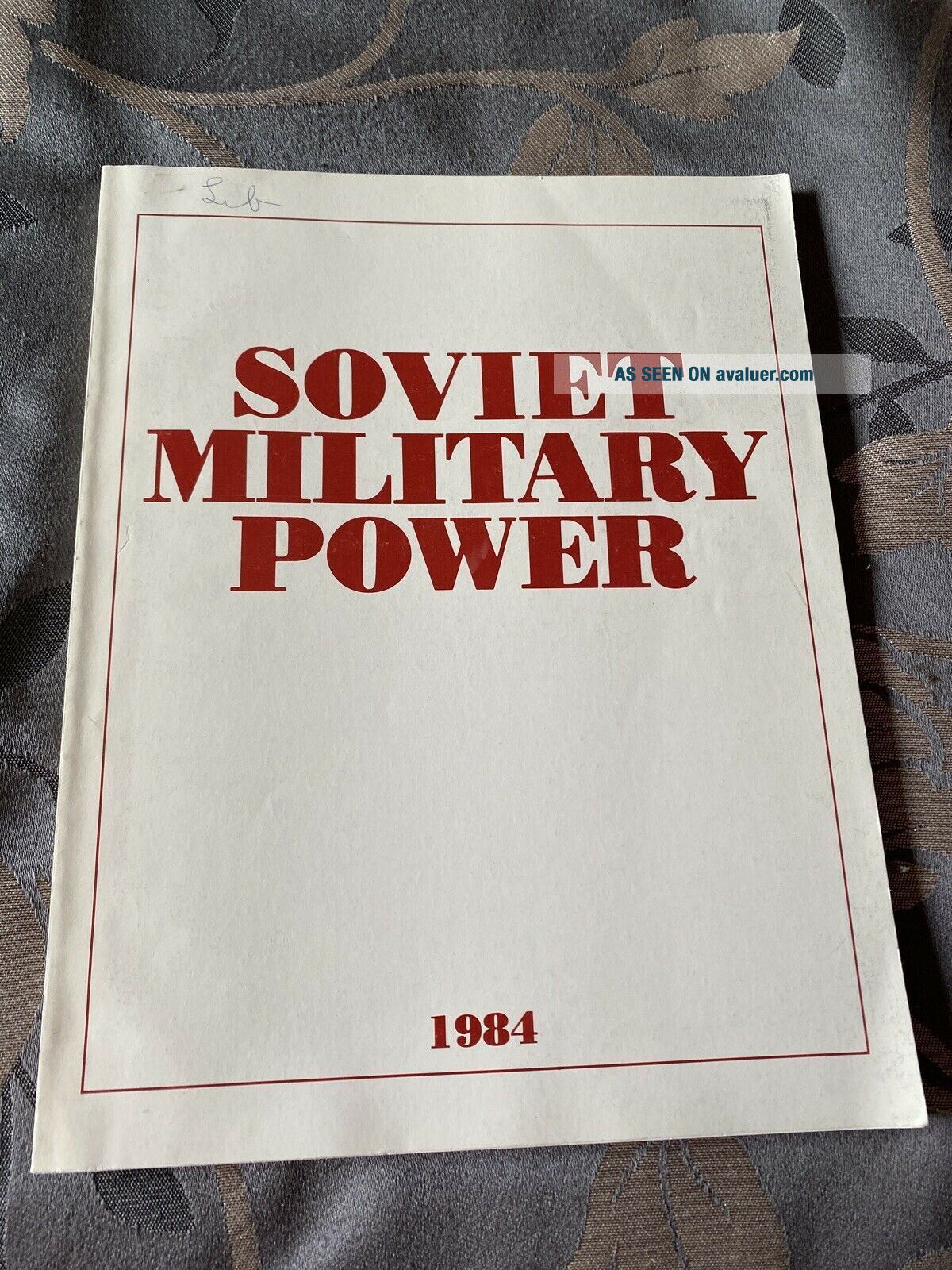 VERY RARE US Department Of Defense Publication 1984 " Soviet Military ...