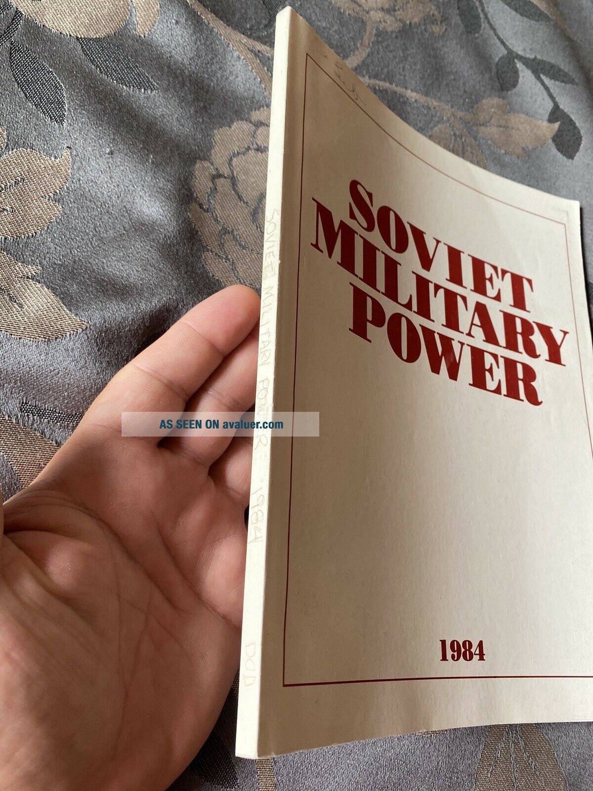 VERY RARE US Department Of Defense Publication 1984 " Soviet Military ...