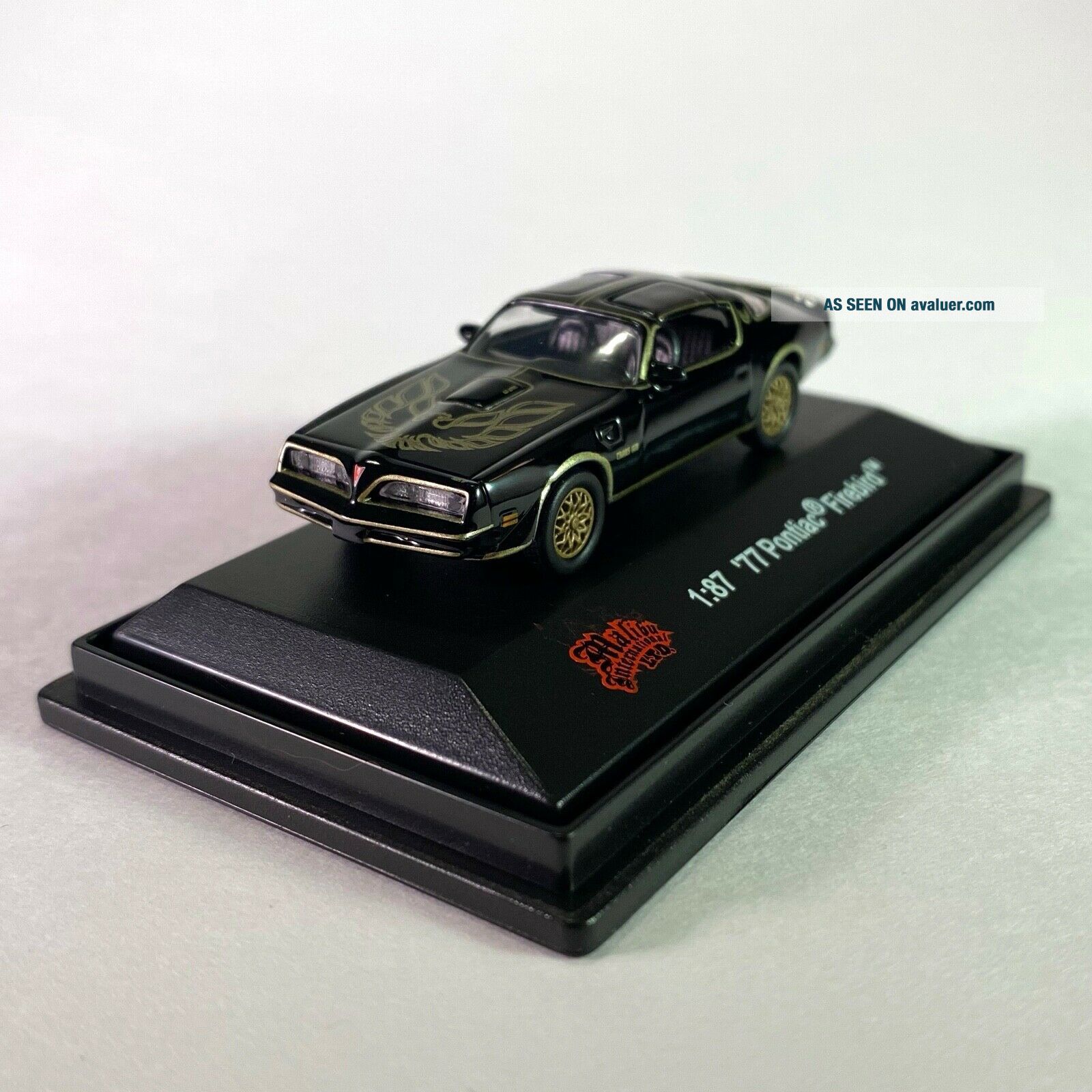1977 Pontiac Firebird Trans Am Black Rare 1:87 Scale By Malibu ...