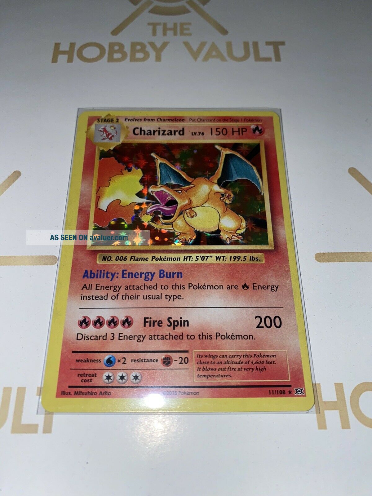 Pokemon XY Evolutions Charizard 11/108 Holo Rare Card | #43412361