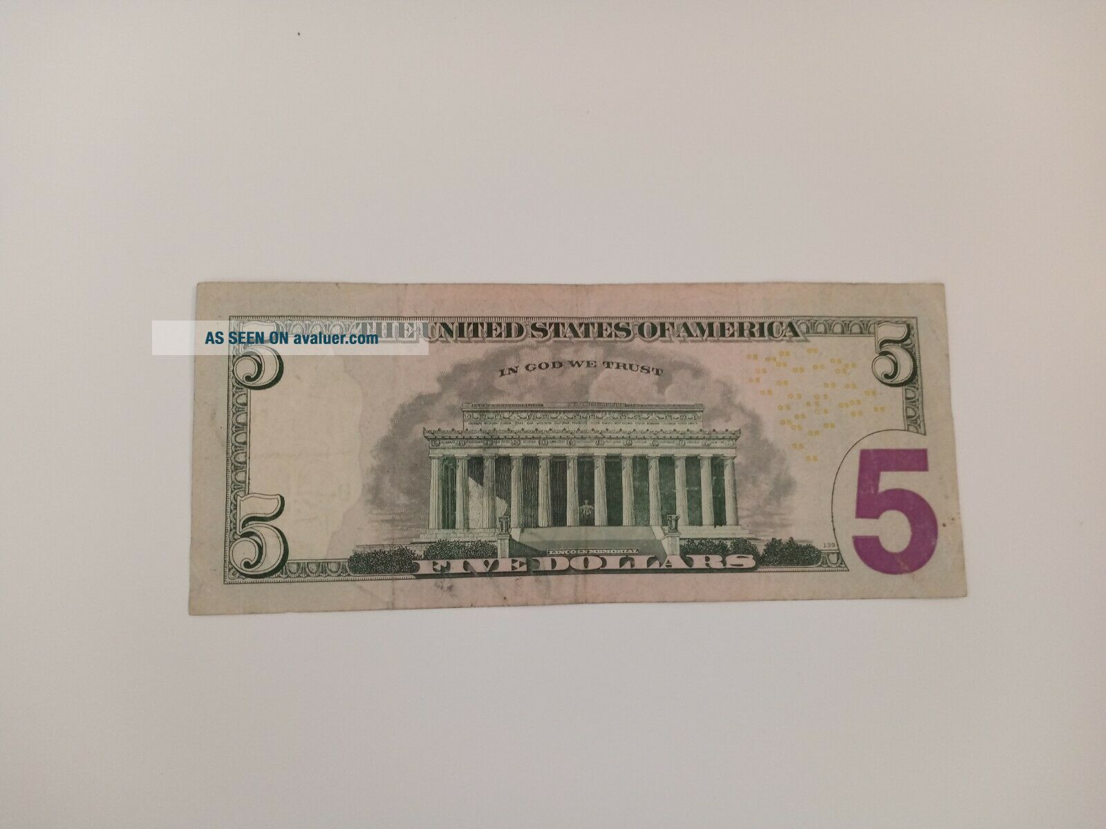 Series 2013 $5 Dollars Note Rare Serial Number MD 01011011 B | #43777022