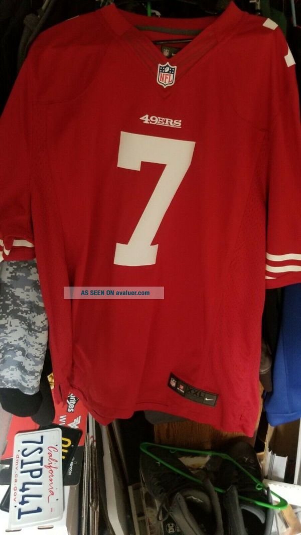 Maillot De Football Américain Collin Kaepernick #7 Des San Francisco 49ers - Taille 42 - Original