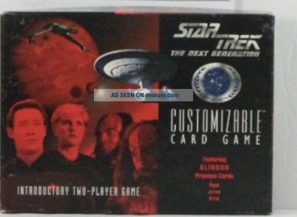 STAR TREK The Next Generation CUSTOMIZABLE CARD GAME Ed. 2 Klingon ...