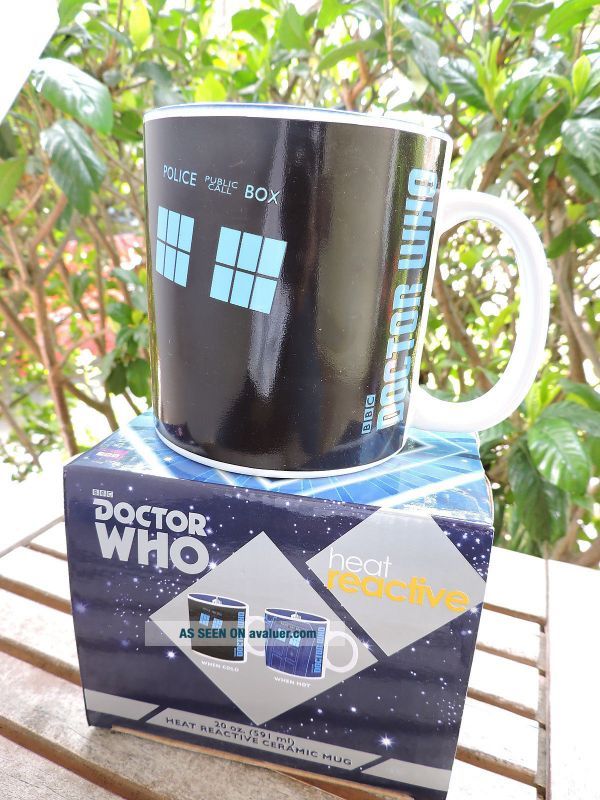 Doctor Who TARDIS 20 Oz. Heat Reactive Ceramic Mug In Gift Box Vandor ...