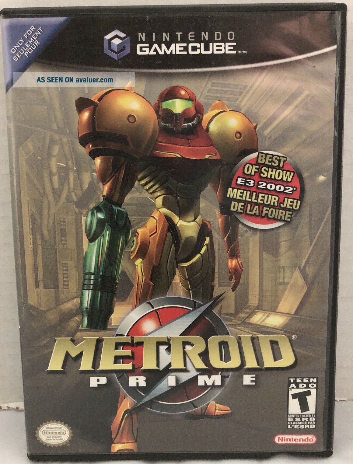 Metroid Prime Nintendo Gamecube Complete CIB Rare Black Label | #56316129