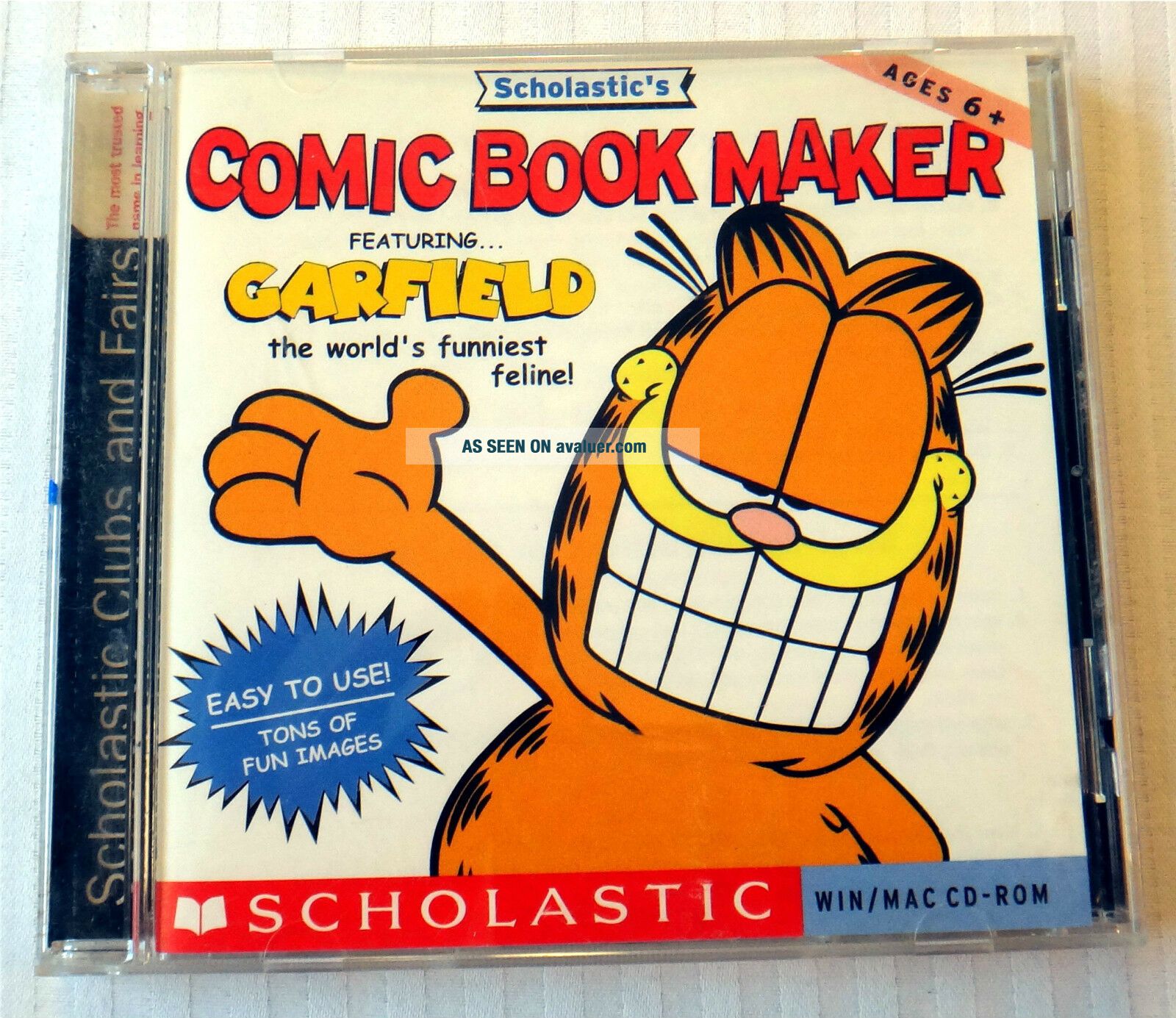 Comic Book Maker Featuring Garfield RARE Windows PC & Mac CD - ROM ...