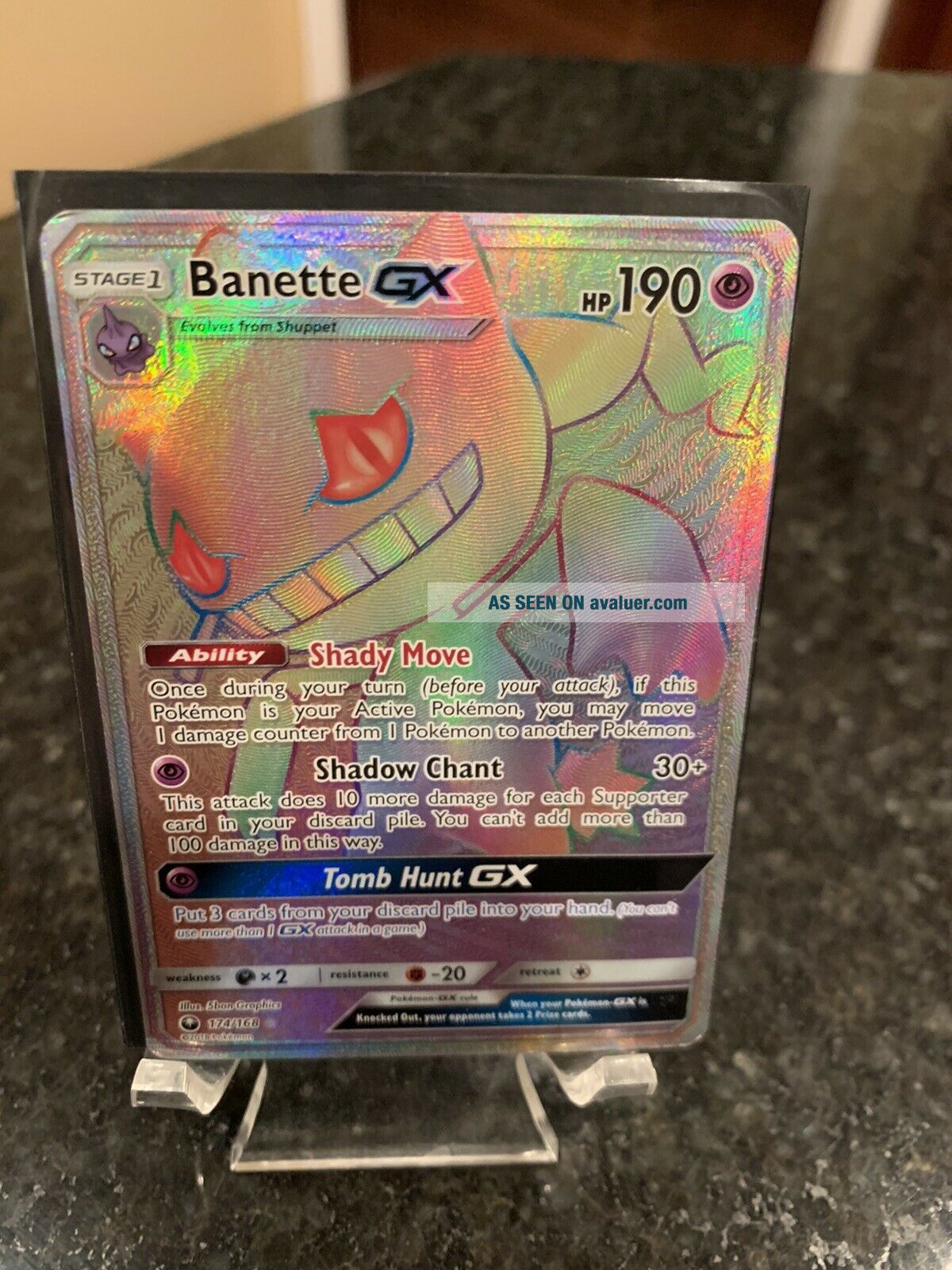 pok-mon-banette-gx-full-art-secret-rare-holo-174-168-celestial-storm