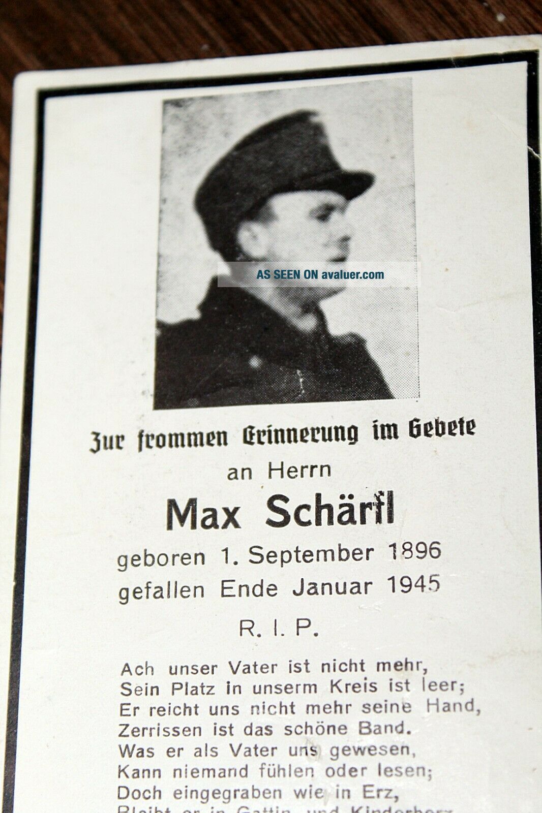 RARE WWII WW2 2 ARMY DEATH CARDS END OF WAR 1 ELITE ISSUED AFTER WAR ...