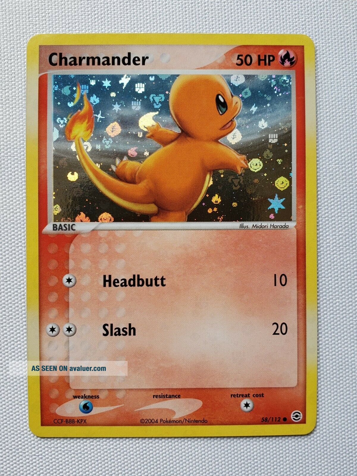 Charmander 58/112 Holo Rare EX Fire Red Leaf Green Pokemon Card | #56492797