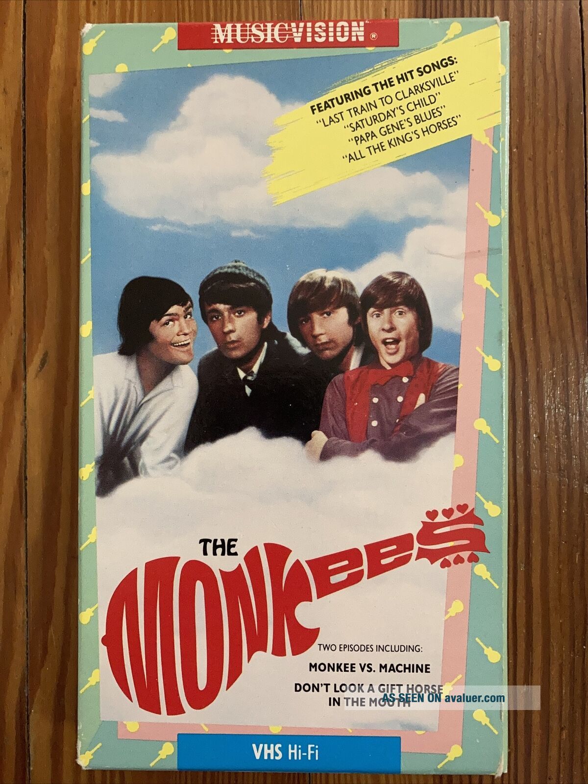 THE MONKEES VHS 60 ' S TELEVISION SERIES CONTAINS 2 EPISODES Rare RCA ...