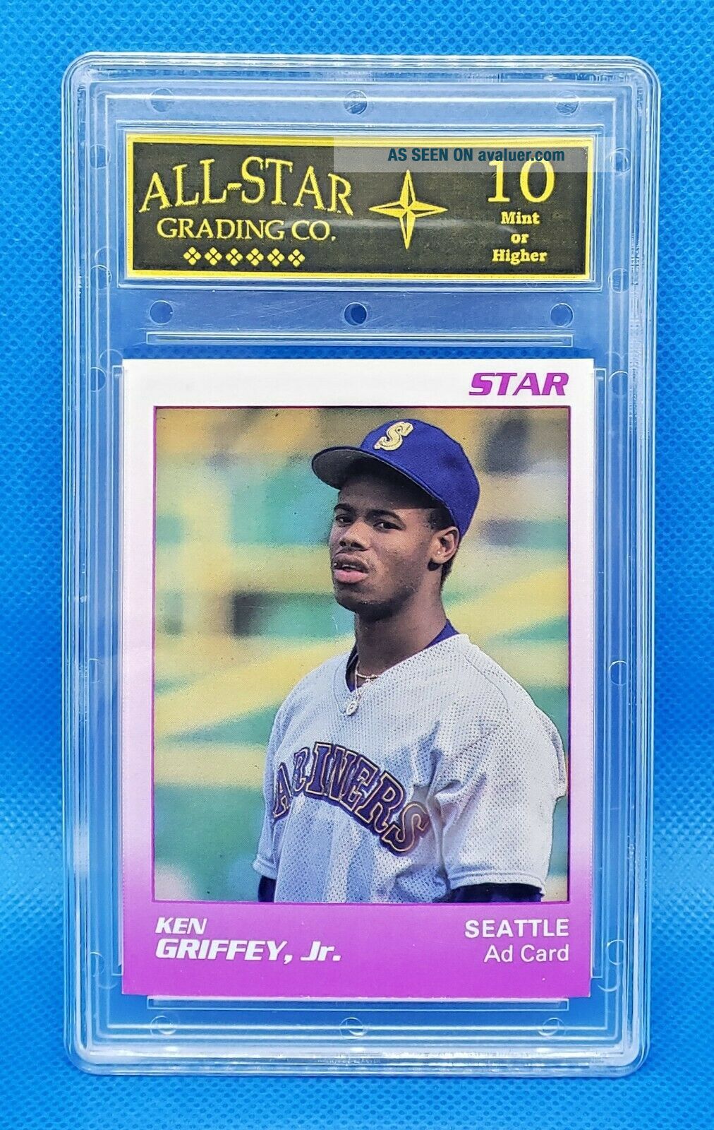 1989 STAR COMPANY KEN GRIFFEY JR PROMO AD CARD RARE ROOKIE 10 | #56676705