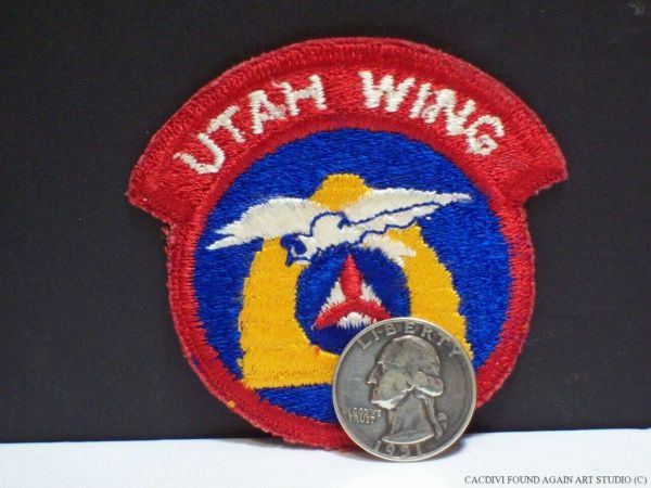 WWII Era Civil Air Patrol Patch Utah Wing Vintage CAP USAF US Air Force ...
