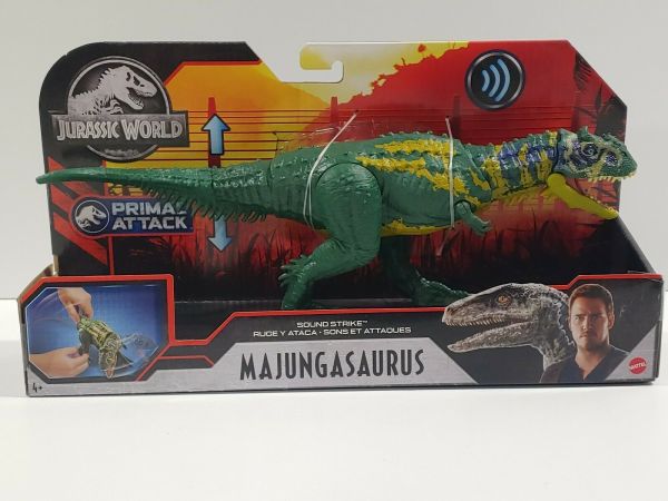 Jurassic World Majungasaurus Primal Attack Sound Strike HTF Rare ...