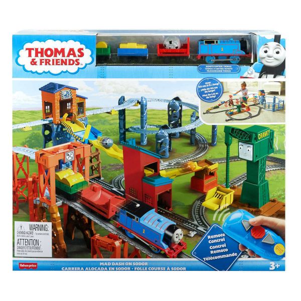 Thomas And Friends Mad Dash On Sodor Train Set With Remote Control ...