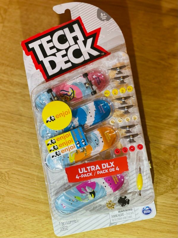 Tech Deck Rotation Tech Deck Enjoi Ultra DLX 4 Pack By Spin Master, Builds 4 Boards Kit ...