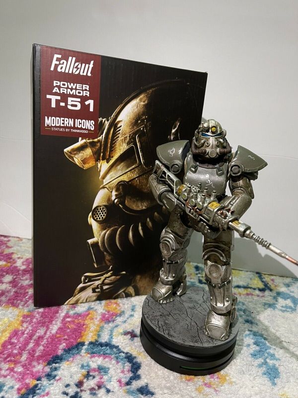 MODERN ICONS FALLOUT POWER ARMOR T 51 Statue 5 Think Geek | #57446457