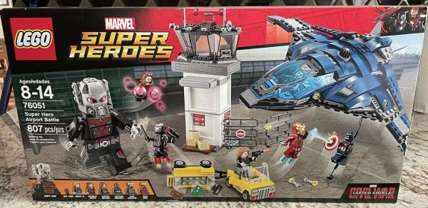 LEGO Marvel Heroes Airport Battle Captain America Civil War 76051 ...