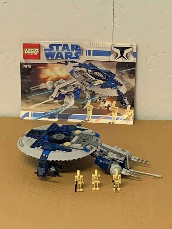 LEGO Star Wars 7678 Droid Gunship - 100 Complete With Instructions ...