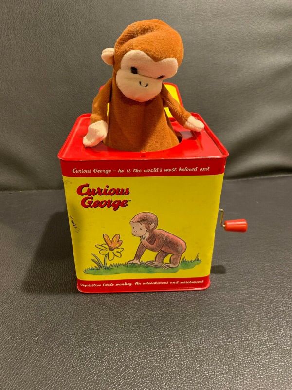 Schylling Classic Curious George Musical Jack In The Box Toy | #58068794