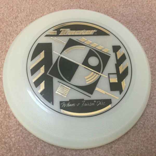 Vintage 1980 WHAM - O Frisbee Disc Glow In The Dark Tracker (Made In ...